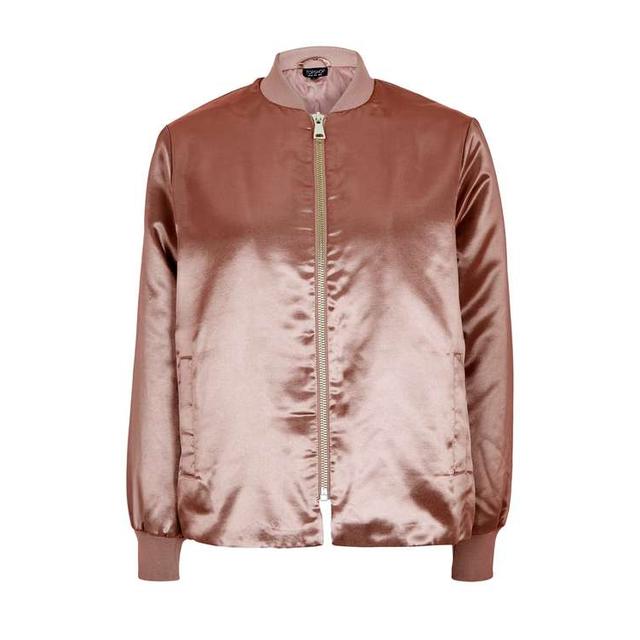 shiny bomber jacket
