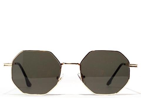 Corfu Black & Gold Small Sunglasses