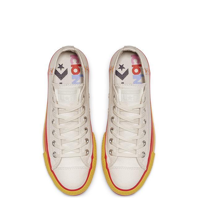 chuck taylor all star rainbow platform low top