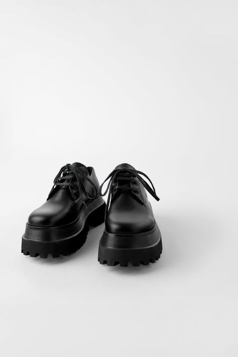 Zapato Blucher Plataforma de Zara en 21 Buttons