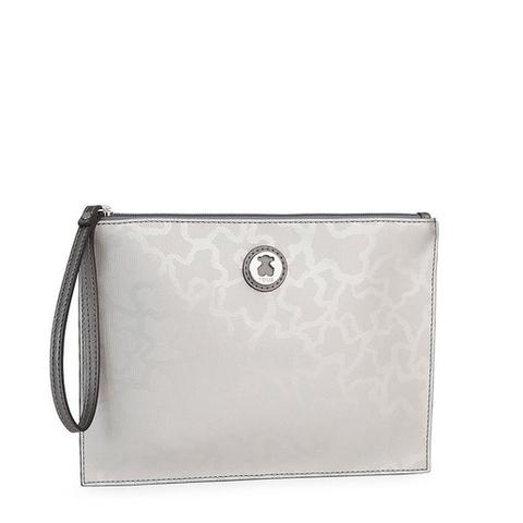 Clutch Kaos Shiny En Color Plata