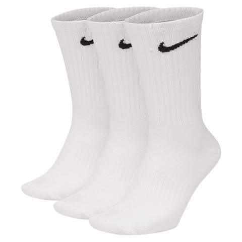 Chaussettes De Training Mi-mollet Nike Everyday Lightweight (3 Paires) - Blanc