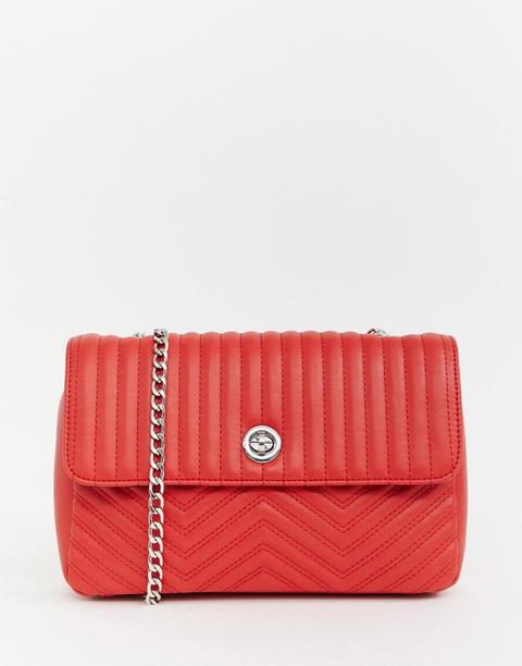 Pull&bear - Borsa A Tracolla Trapuntata - Rosso