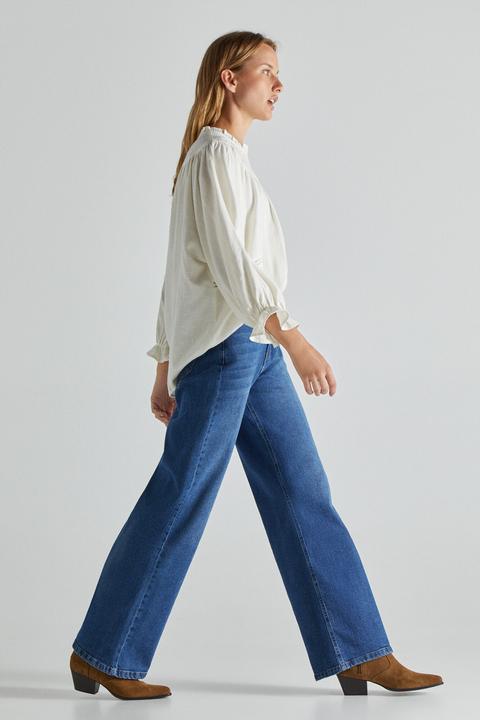 Cortefiel Pantalón Vaquero Palazzo Fit