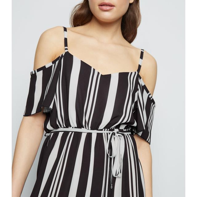 cold shoulder jumpsuit new look