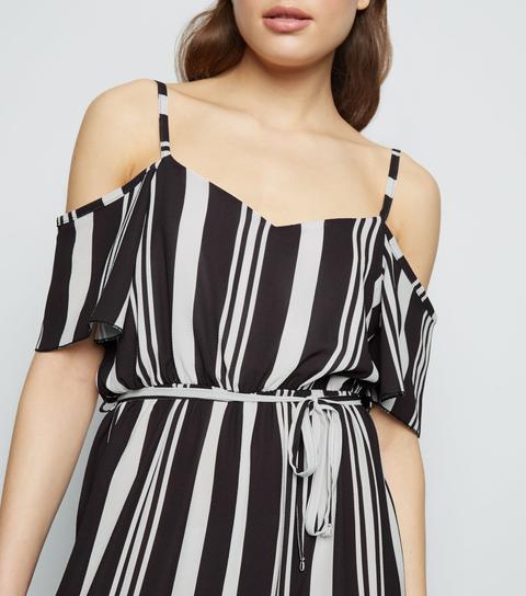 cameo rose stripe jumpsuit