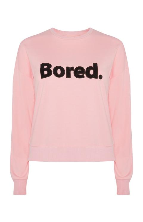 Bubblegum Slogan Sweater