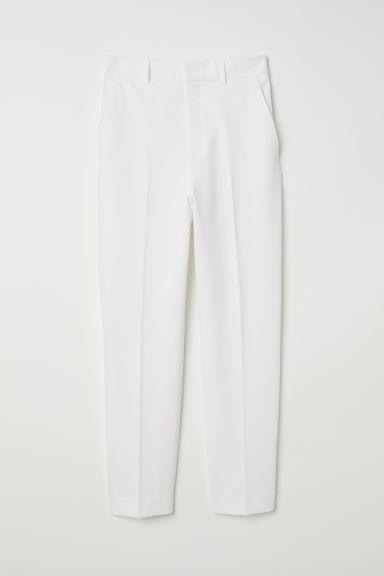 H & M - Pantalón De Traje - Blanco