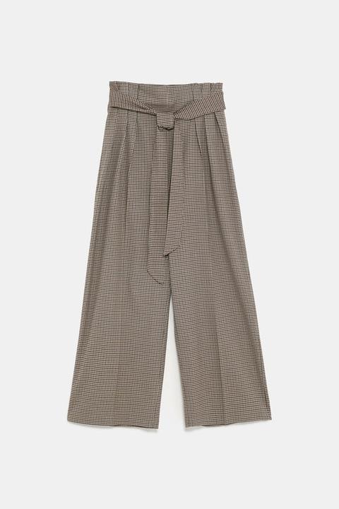 Pantalón Culotte Cuadros