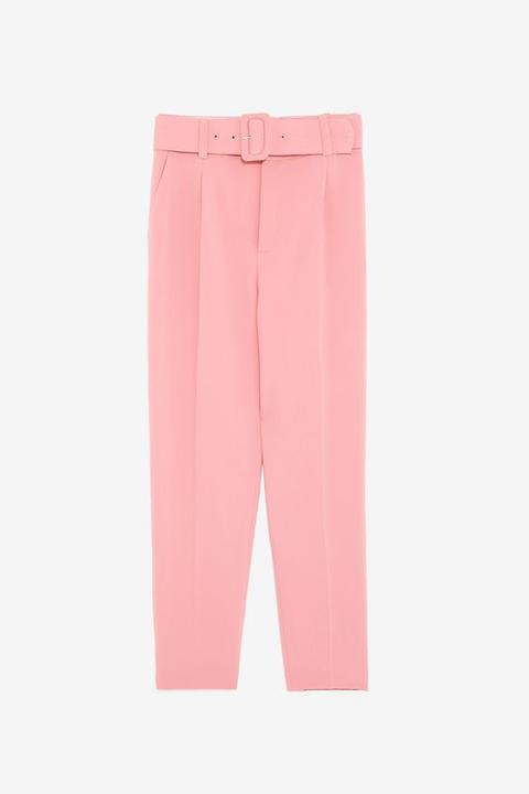 Trousers With Belt