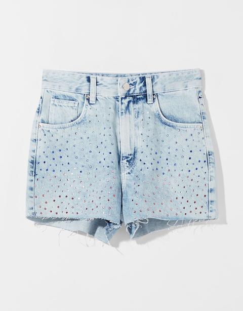 Short Denim Strass