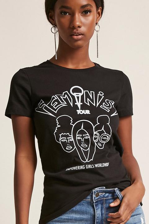 T-shirt “feminist Tour” – Firmata The Style Club