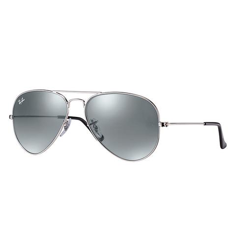 Ray-ban Aviator Mirror Silver, Gray Lenses - Rb3025