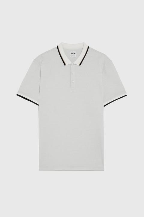 Jacquard-poloshirt