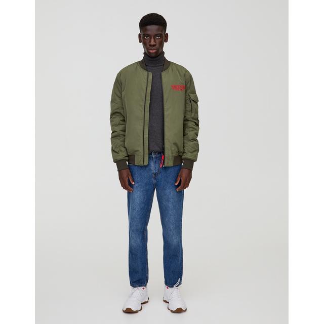 Cazadora Bomber Stranger Things 3 from Pull and Bear on 21 Buttons