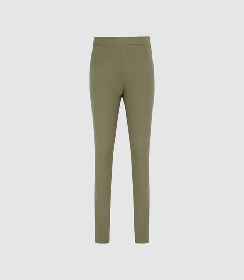 Reiss Tyne - Skinny Trousers In Khaki