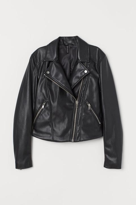 H & M - Giubbotto Modello Biker - Nero