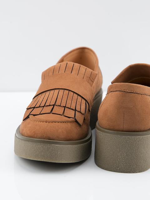 Mocasín Con Flecos Solapa