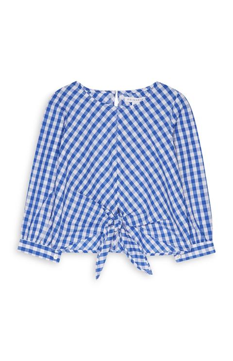 Blue Gingham Shirt