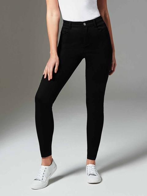 womens black high waisted super skinny jeans