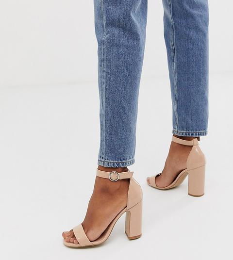 Look Barely There Block Heeled Sandal 