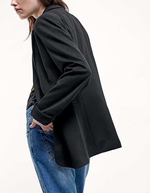 Giacca In Maglia Nero