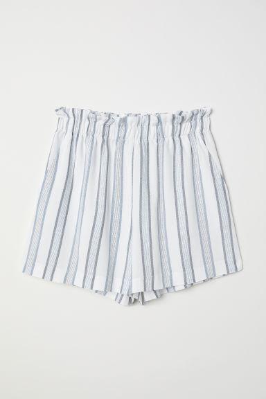 H & M - Shorts Ampi - Bianco