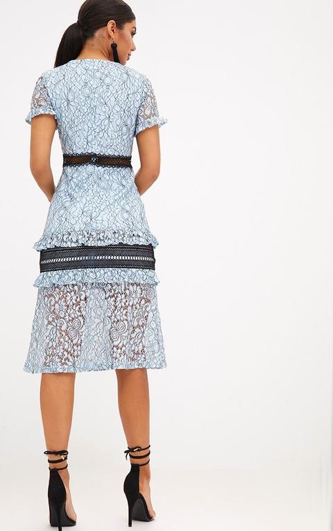 Plt blue clearance lace dress