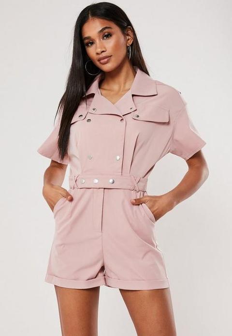 Rose Utility Short Sleeve Popper 
