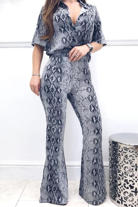 Ellis Grey Snake Print Co-ord