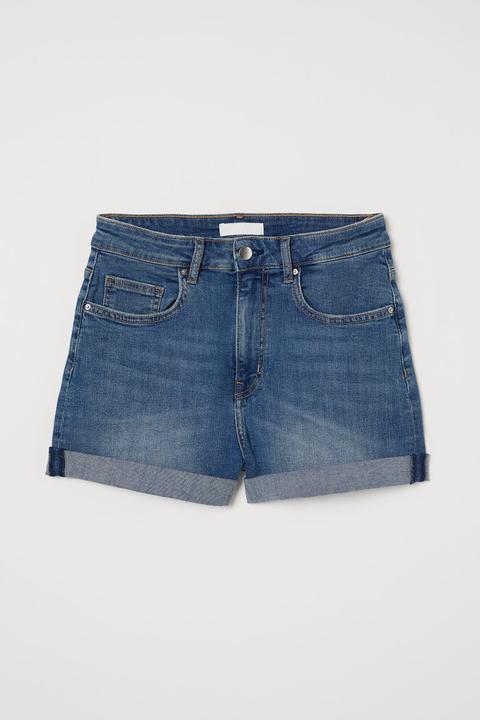 Denim Shorts Girlfriend - Blue