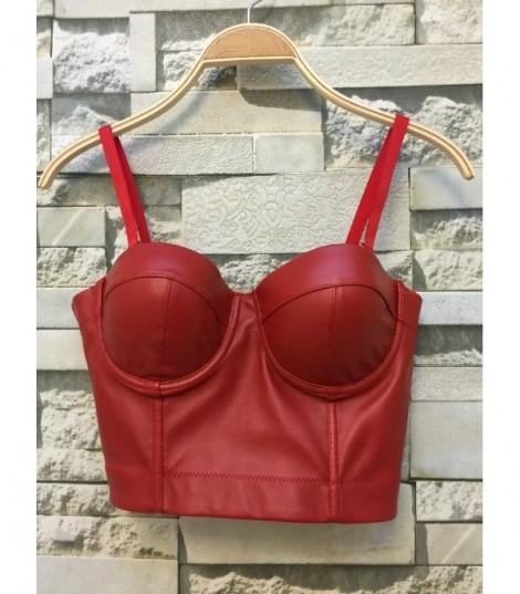 Crop Top Ecopelle
