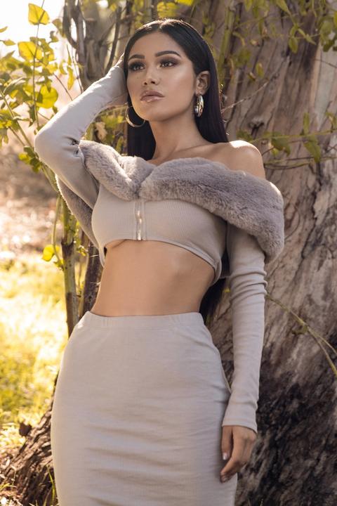fashion nova maxi skirt set