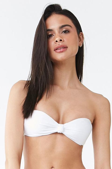forever 21 white bandeau