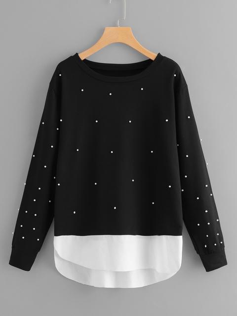 Blusa Con Perle