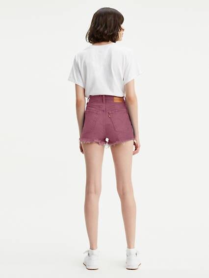 Ribcage Short Rosa / Tango Overdye Pink Short from Levi's on 21 Buttons