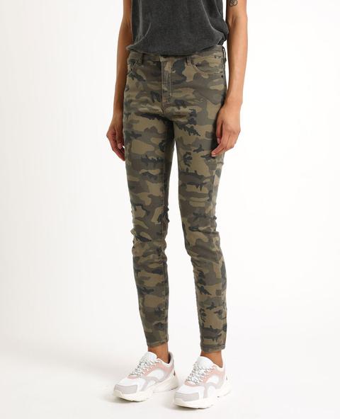 Pantalón Skinny Camuflaje