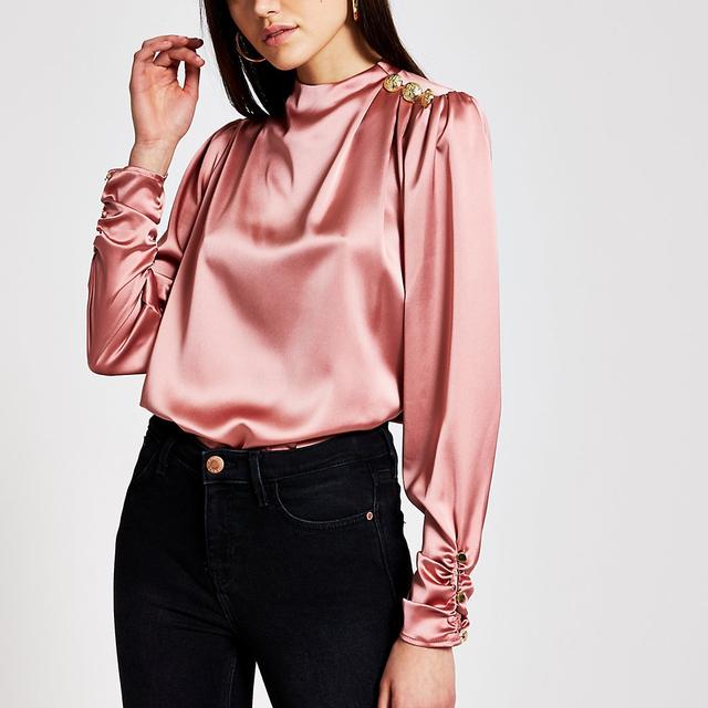 river island satin top