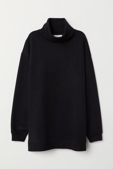 H & M - Sudadera De Cuello Alto - Negro