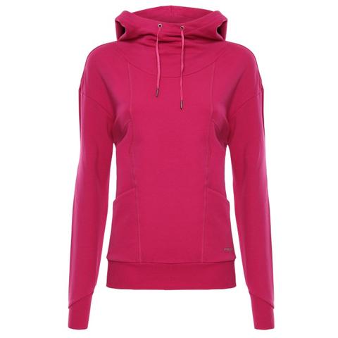 Felpa Con Scollo Ampio E Cappuccio Con Coulisse