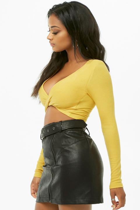 mustard top forever 21