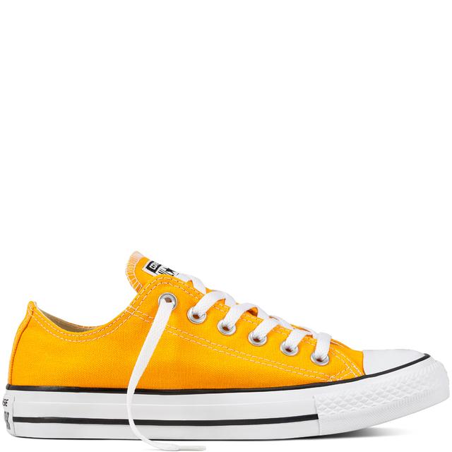 orange converse low tops