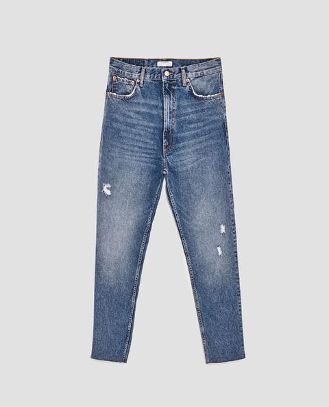 Jeans The Vintage High Rise Rose Blue