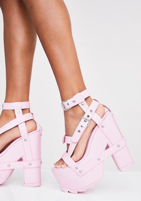 Pink Nightcall Platform Heels from 