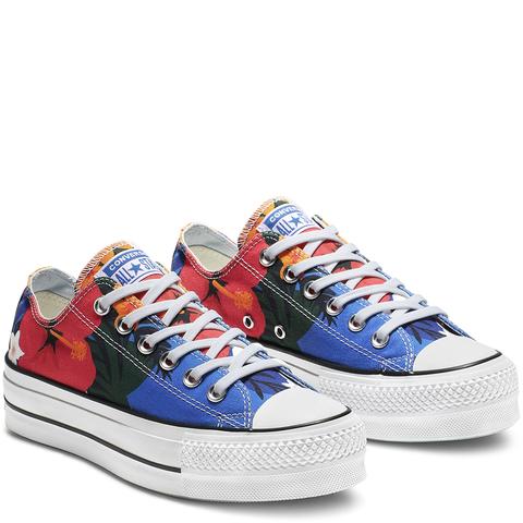 chuck taylor all star paradise prints lift low top