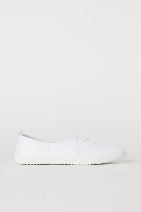 H & M - Scarpe In Cotone - Bianco