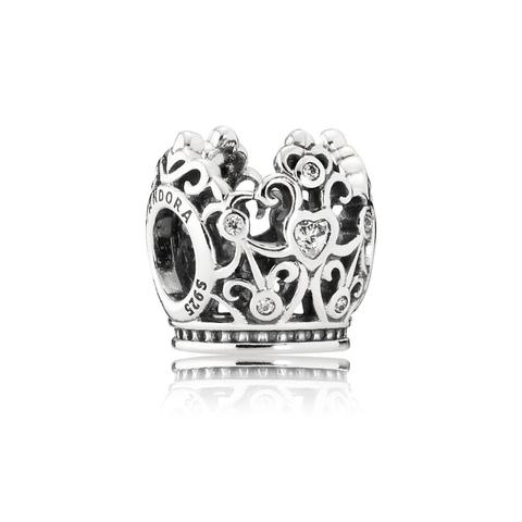 Pandora Disney, Princess Crown Charm - Sterling Silver