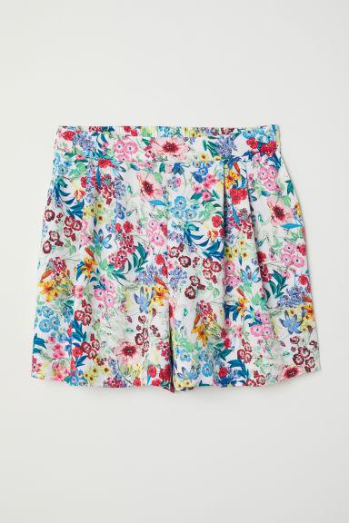 H & M - Shorts Fantasia - Bianco