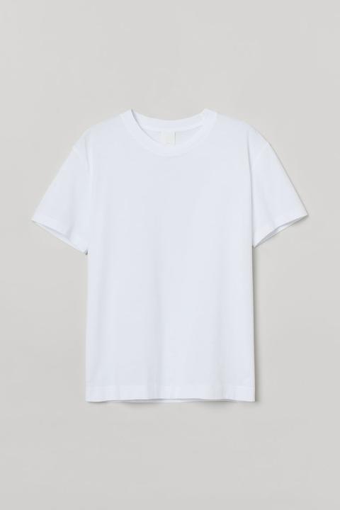 Camiseta De Algodón - Blanco