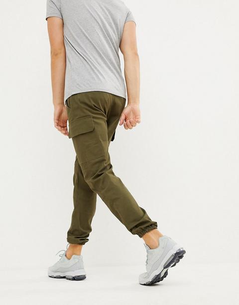 Sixth June - Joggers Cargo Comodi Kaki 
